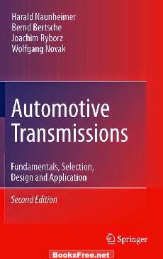 Download AUTOMOTIVE TRANSMISSIONS - Fundamentals, Selections, Design and Applications eBook