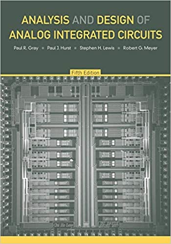 Analysis and Design of Analog Integrated Circuits book pdf free download
