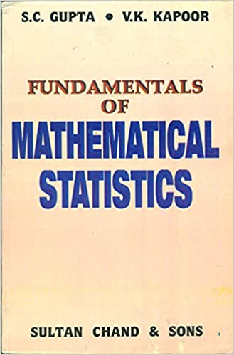Fundamentals of Mathematical Statistics Book Pdf Free Download