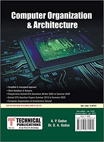 Computer Organization & Architecture GTU Book (3140707) Book Pdf Free Download
