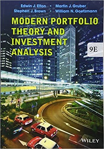 Modern Portfolio Theory and Investment Analysis book pdf free download