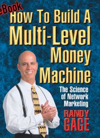 How to Build a Multi-level Money Machine book pdf free download