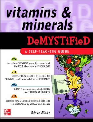 Vitamins and Minerals Demystified book pdf free download