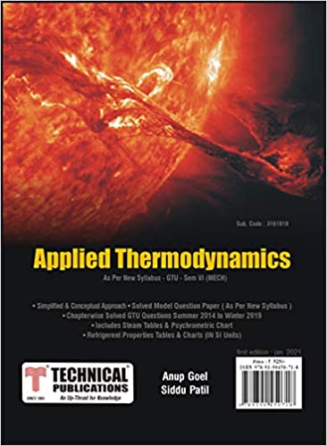 Applied Thermodynamics GTU Book (3161910) Book Pdf Free Download