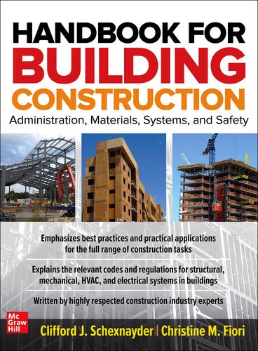 Handbook for Building Construction: Administration, Materials, Design, and Safety Free PDF Book