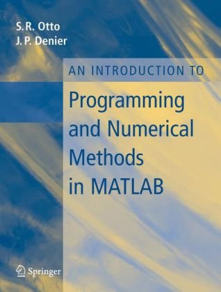 An Introduction to Programming and Numerical Methods in MATLAB pdf