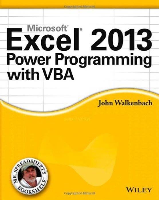 Excel 2013 Power Programming with VBA