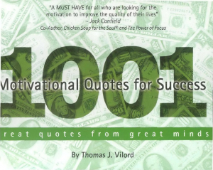 1001 Motivational Quotes for Success