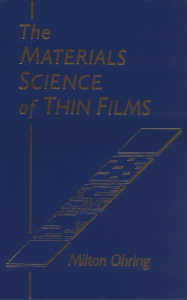 The Materials Science of Thin Films