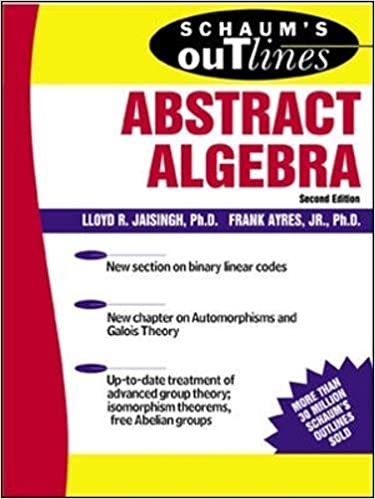 Schaum's Outline of Abstract Algebra (Schaum's Outlines) book pdf free download