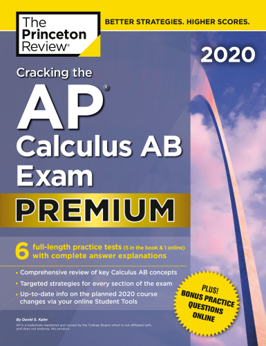 Cracking the AP Calculus AB Exam by David Kahn book free
