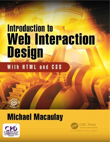 Introduction to Web Interaction Design With HTML and CSS Free PDF Book