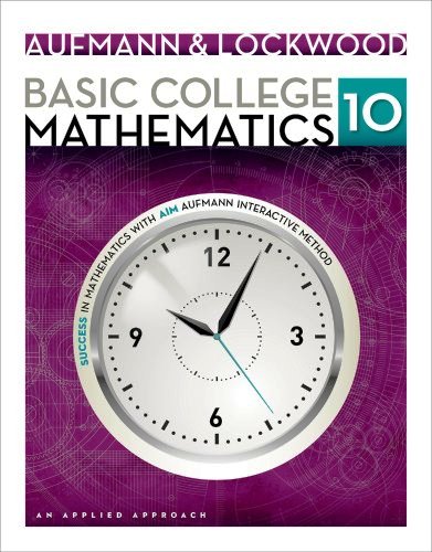 Basic College Mathematics: An Applied Approach Free PDF Download Book