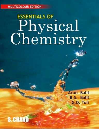 Essentials of Physical Chemistry Free PDF Book by Bahl