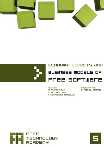 Economic Aspects and Business Models of Free Software pdf free