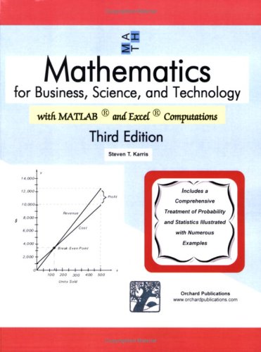 Mathematics for Business, Science, and Technology pdf