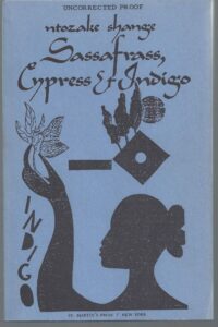 Sassafras Cypress and Indigo by Ntozake Shange pdf free