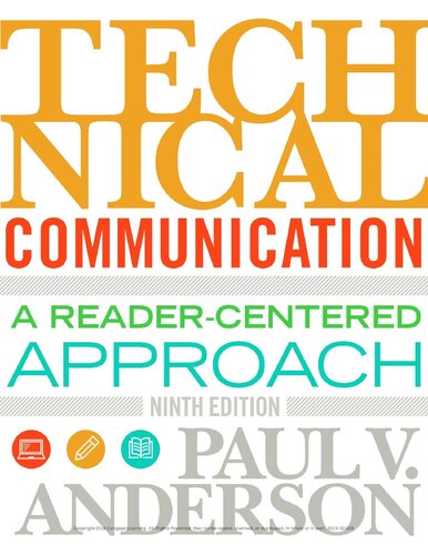 Technical Communication: A Reader-Centered Approach pdf